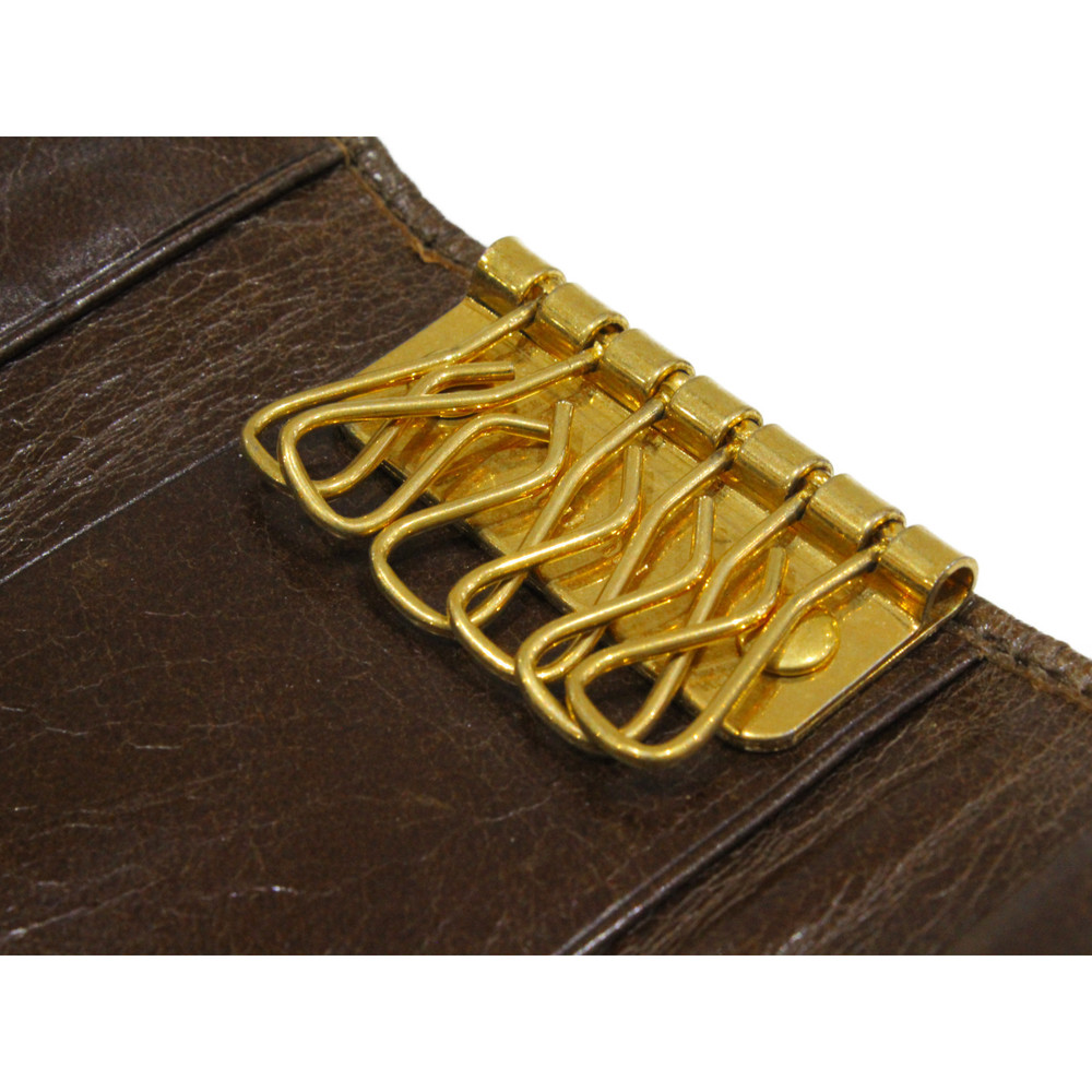 Miu Miu 6 Key Case Brown - image 6